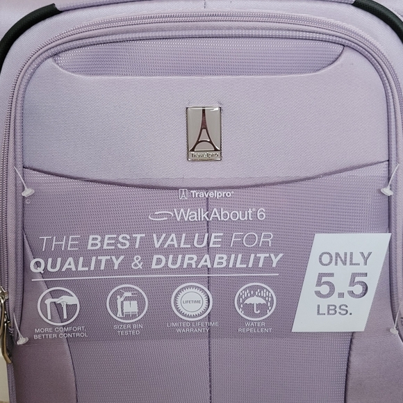 Travelpro WalkAbout 6 Carry-on Suitcase - Picture 5 of 15